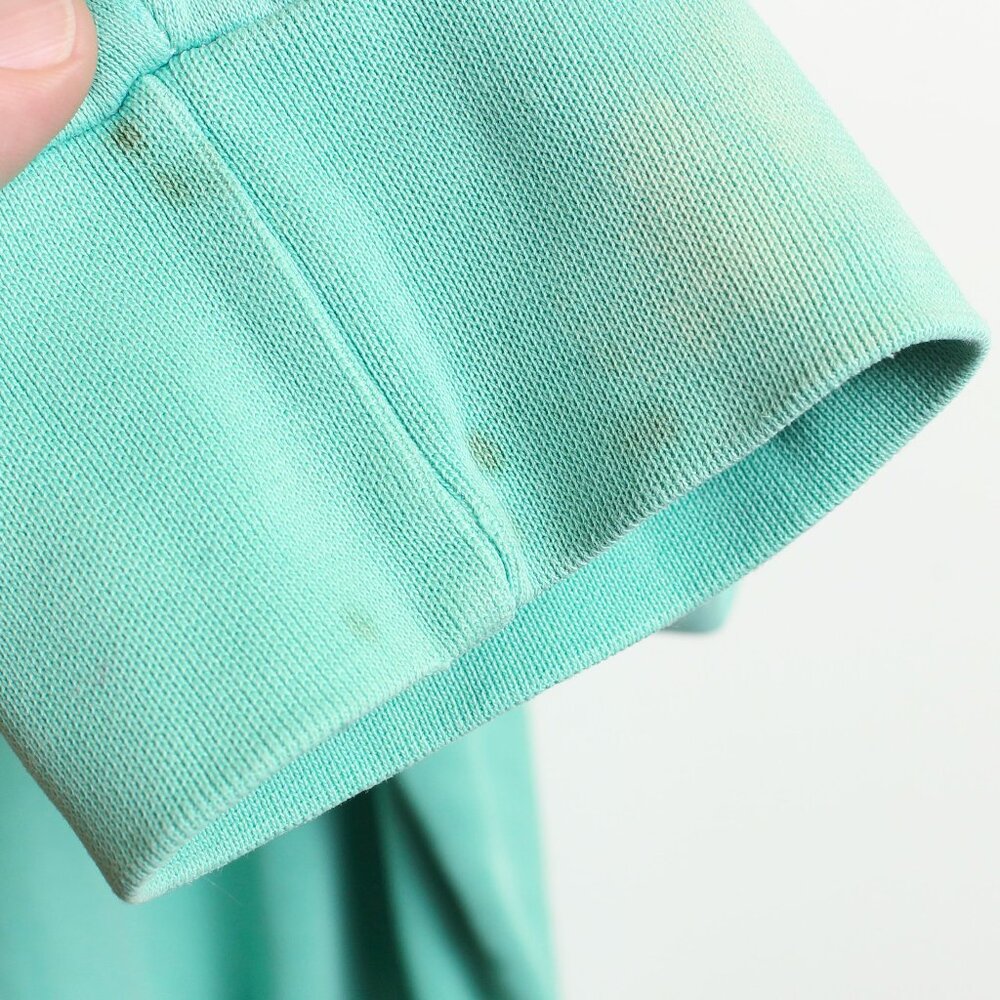Levi's Silver Tab Sweatshirt Mens XXL Teal Bleached Pullover - Picture 9 of 10